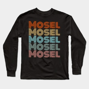 Mosel Retro Style Pfälzer Moselaner Long Sleeve T-Shirt